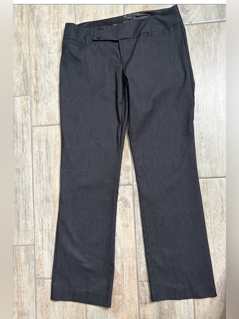Maurices Black Dress Pants with Satin Waistband